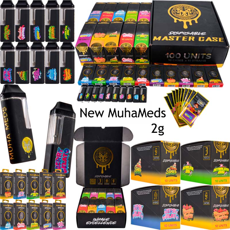 fresh flavors muha meds 2g led disposable