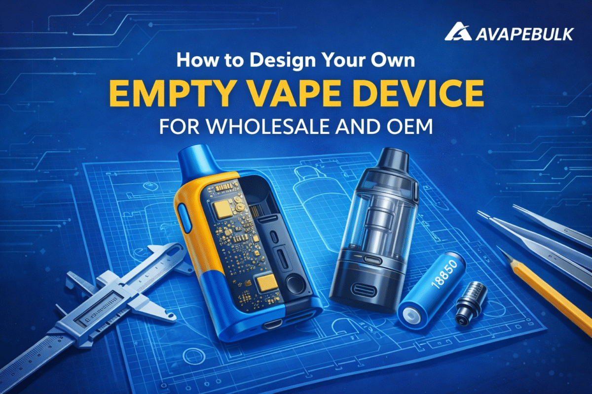 How to Design Your Own Empty Vape Device for Wholesale and OEM