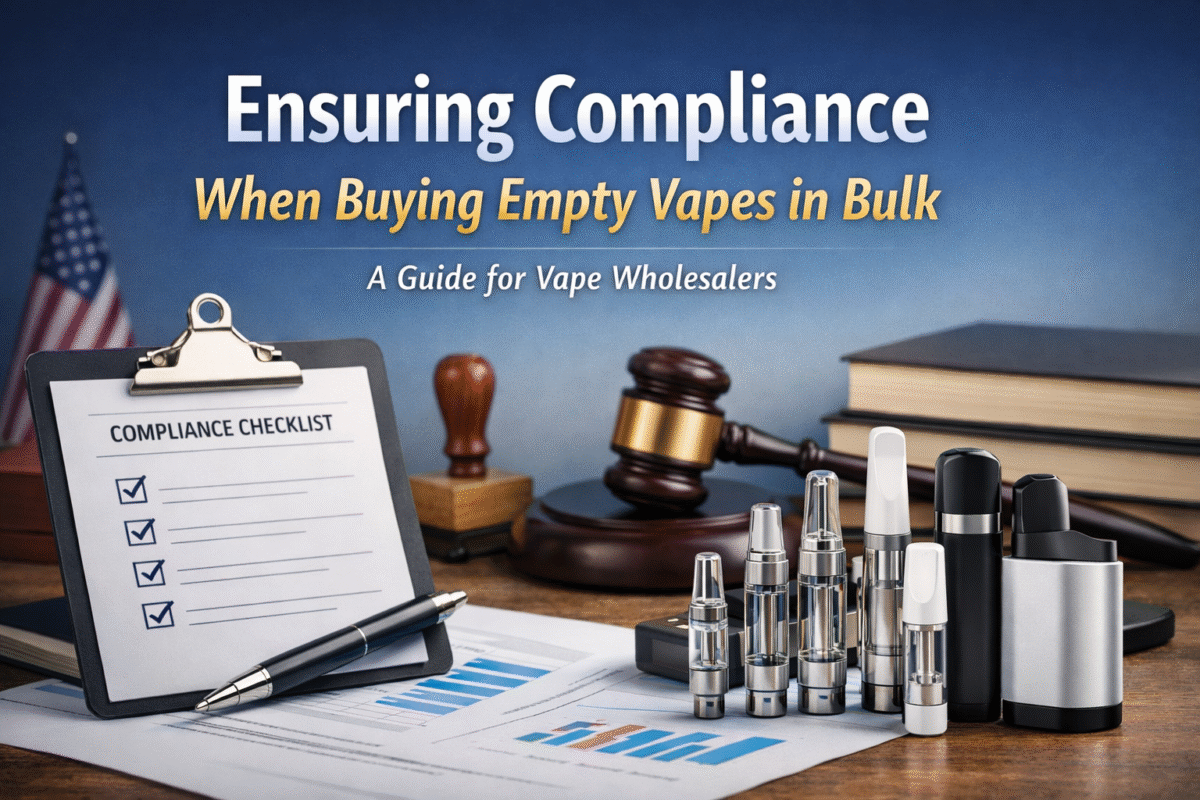 How to Ensure Compliance When Buying Empty Vapes in Bulk
