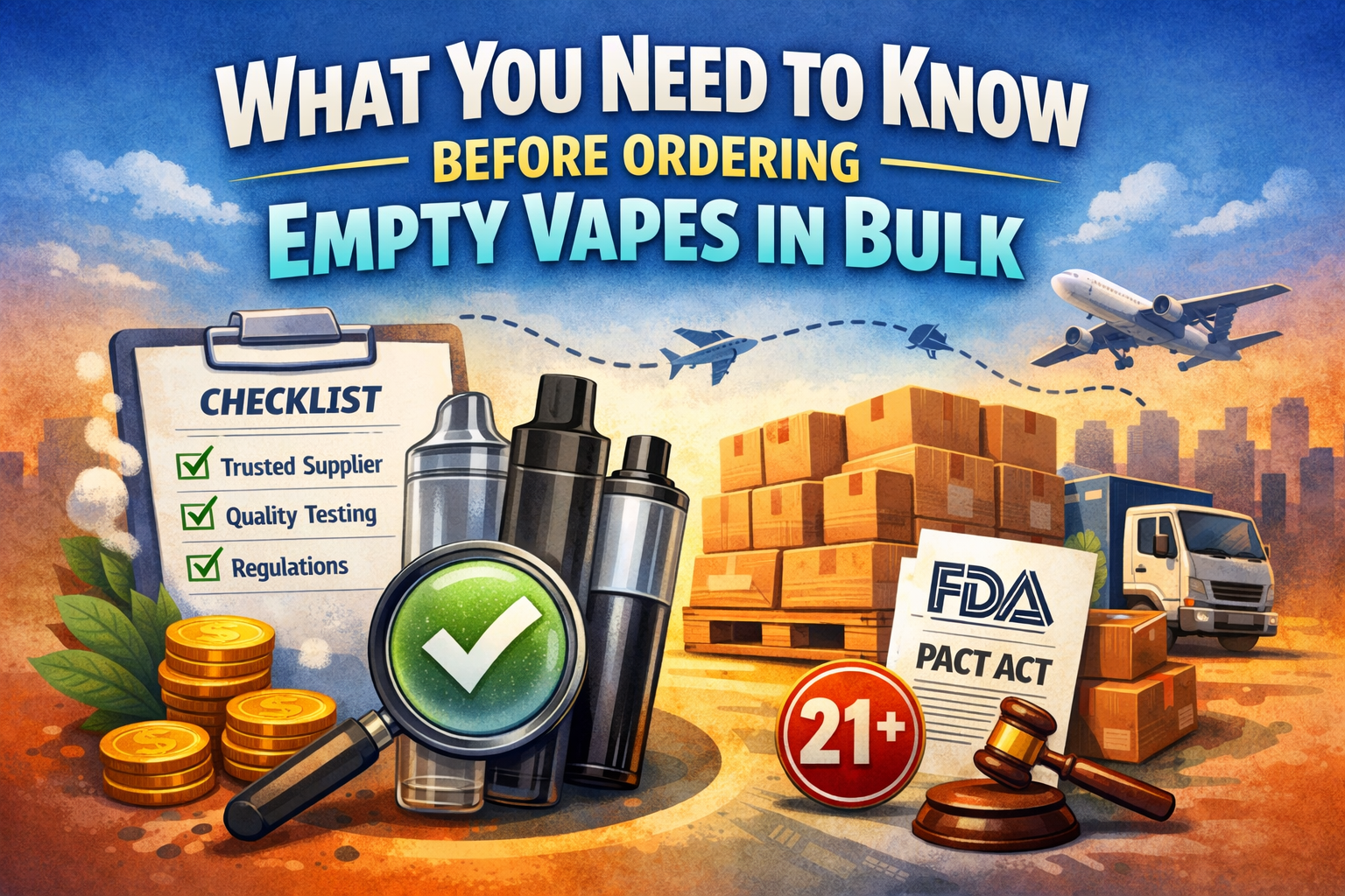 What You Need to Know Before Ordering Empty Vapes in Bulk