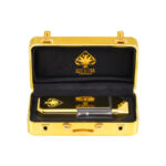 Four gold vape pens displayed together
