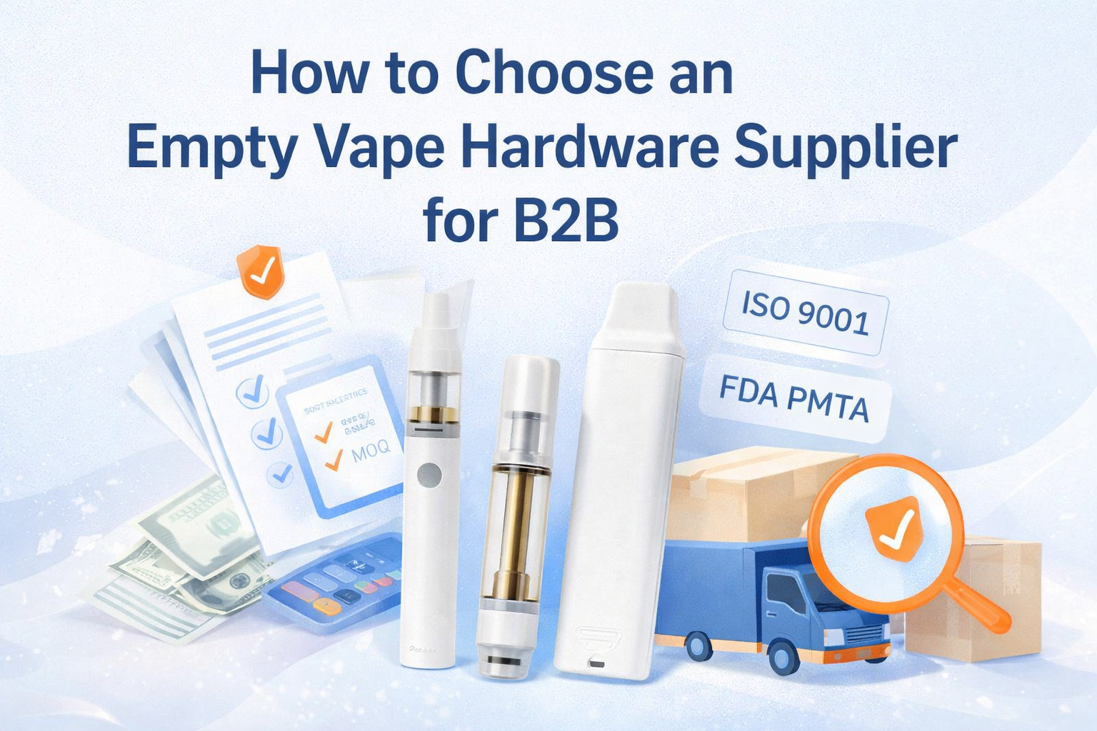 Reliable Vape Wholesaler: How to Choose Empty Vape Hardware Supplier for B2B