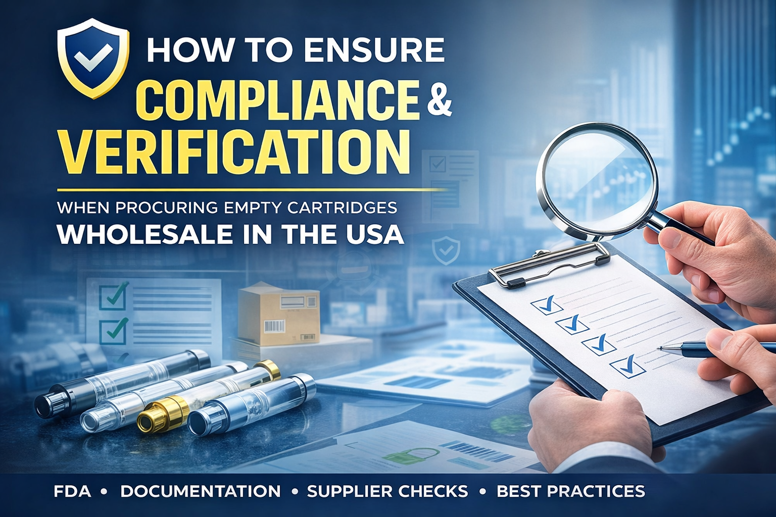 How to Ensure Compliance and Verification When Procuring Empty Cartridges Wholesale in the USA