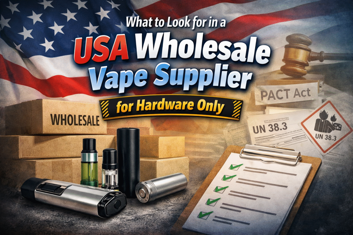 What to Look for in a USA Wholesale Vape Supplier for Hardware Only