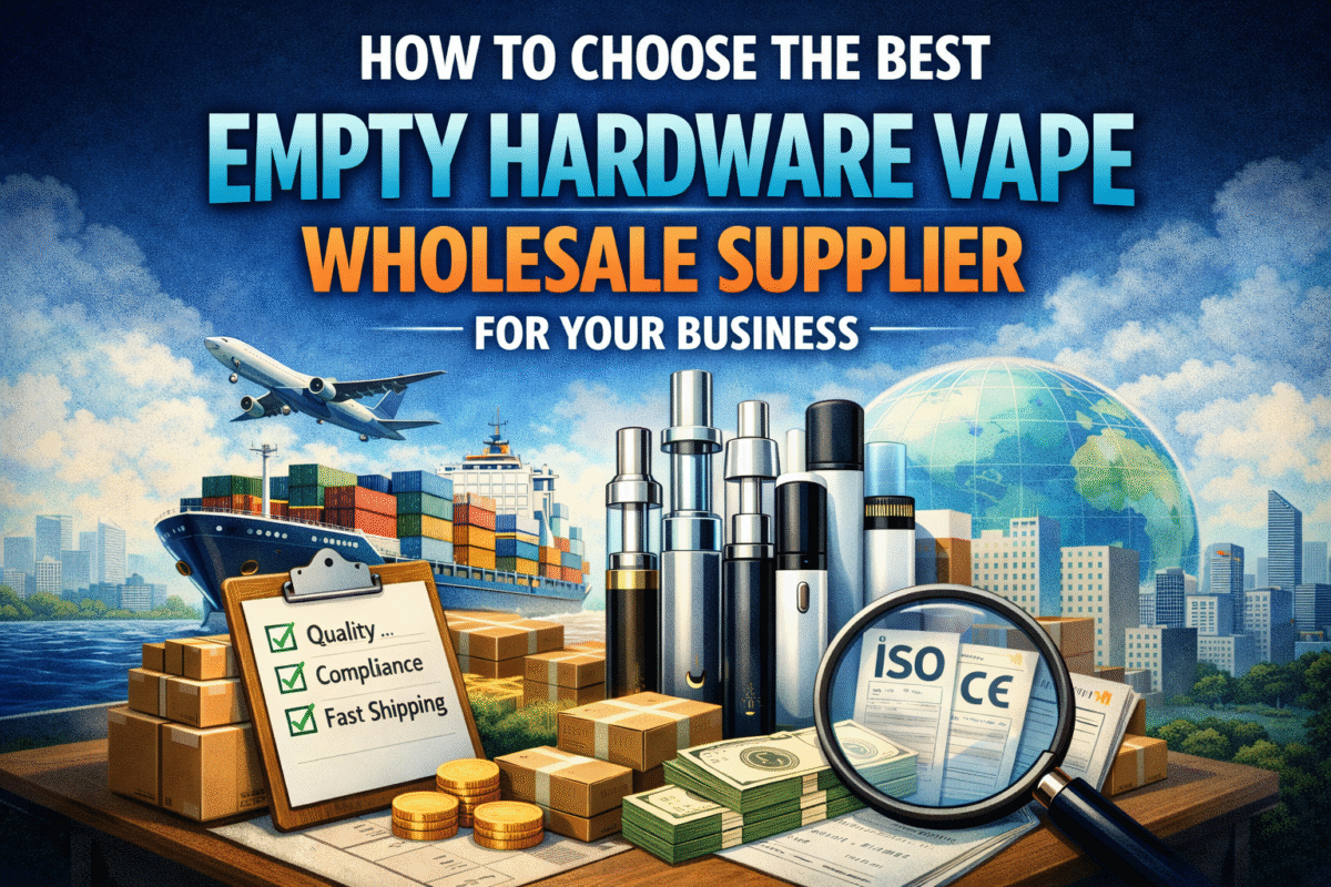 How to Choose the Best Empty Hardware Vape Wholesale Supplier for Your Business