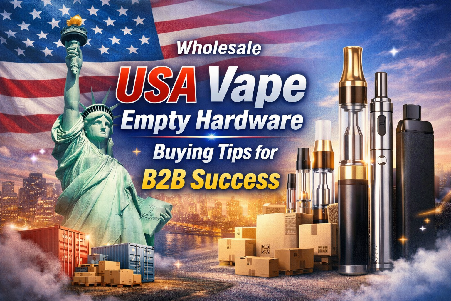Wholesale USA Vape Empty Hardware Buying Tips for B2B Success