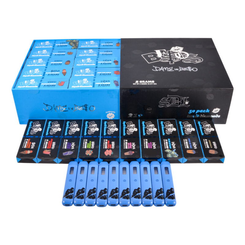 USA Empty blue besos disposable vape pen wholesale