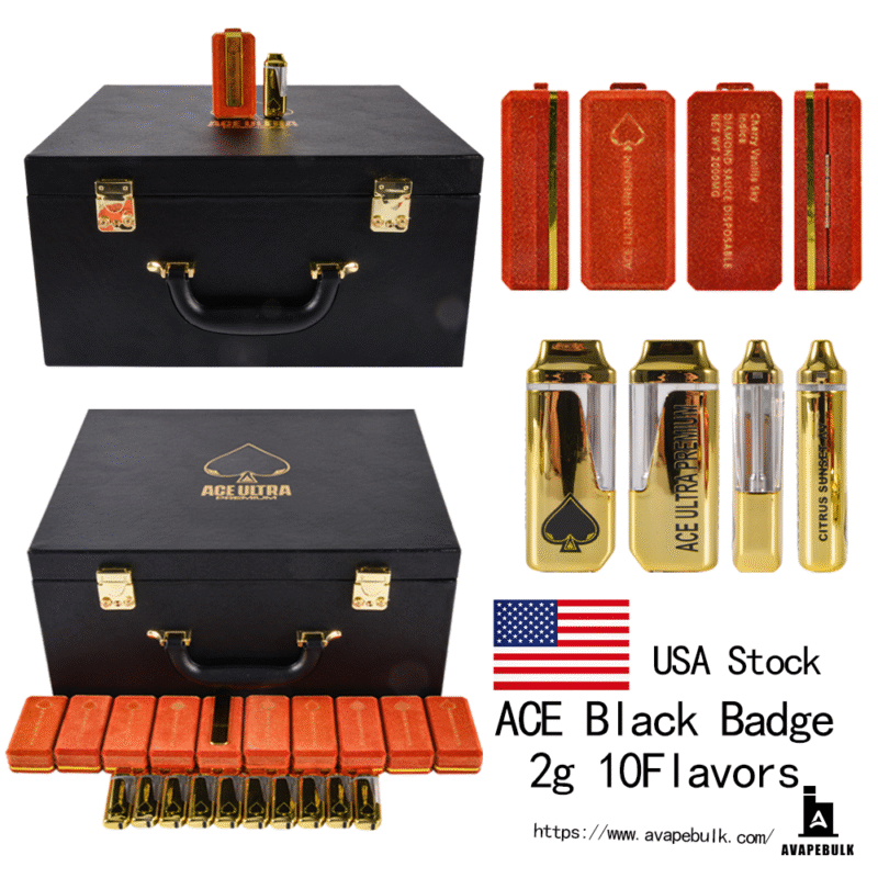 USA ACE Ultra Premium 2G Disposable Black Badge