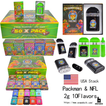 USA Stock Packman & NFL Disposable Vape