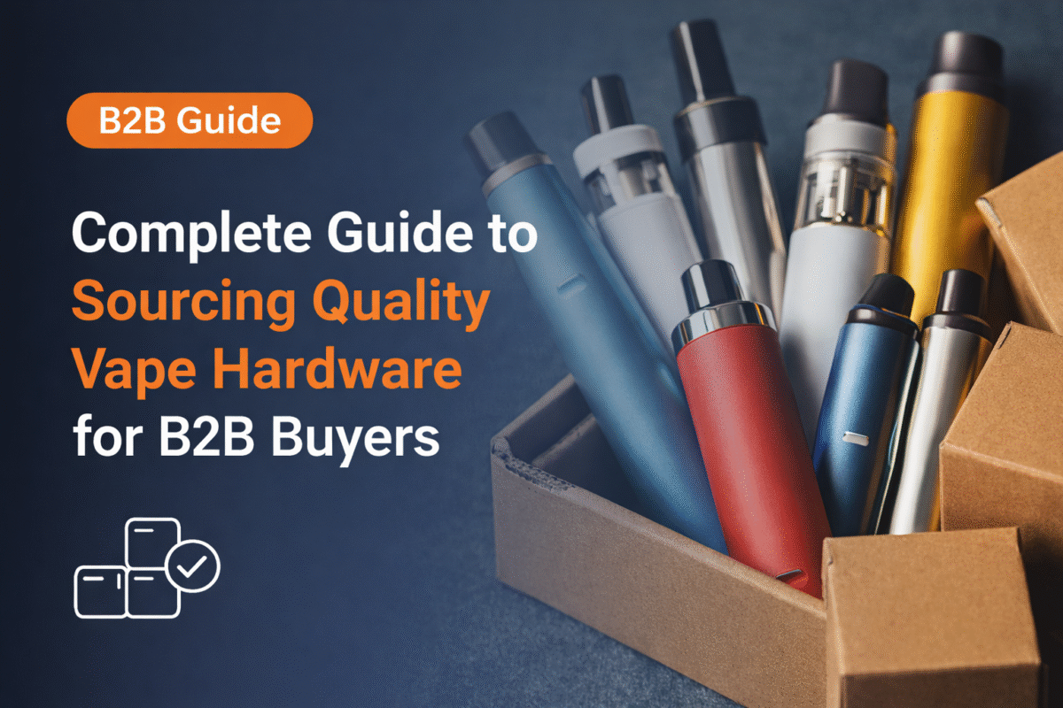 Complete Guide to Sourcing Quality Vape Hardware for B2B Buyers