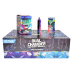 Variety of colorful vape products