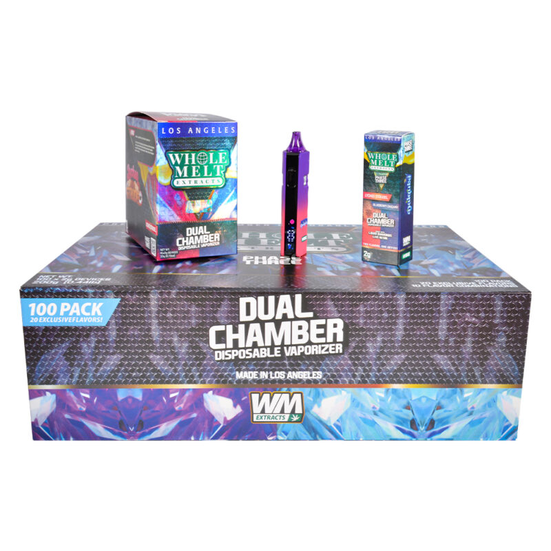 Variety of colorful vape products