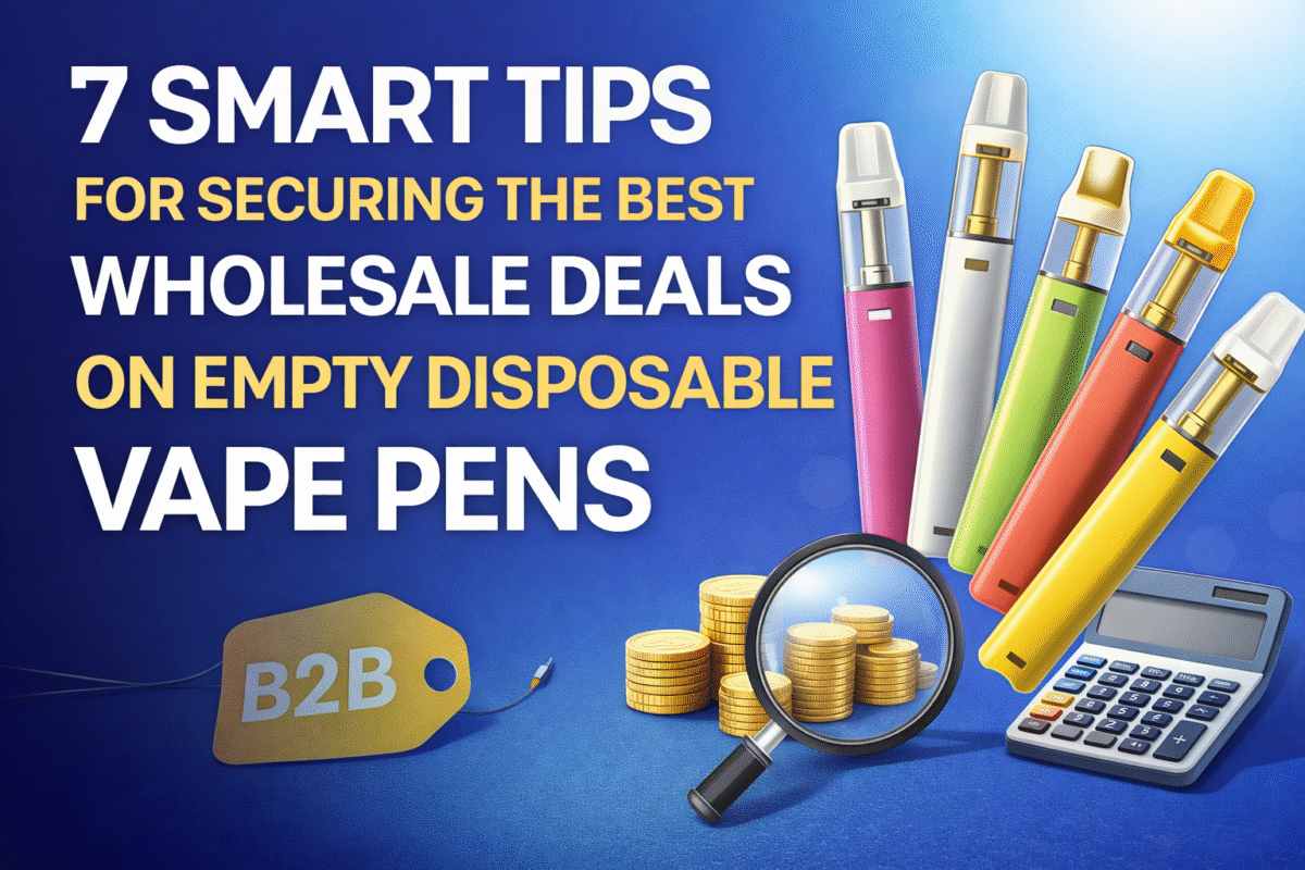 7 Smart Tips for Securing the Best Wholesale Deals on Empty Disposable Vape Pens