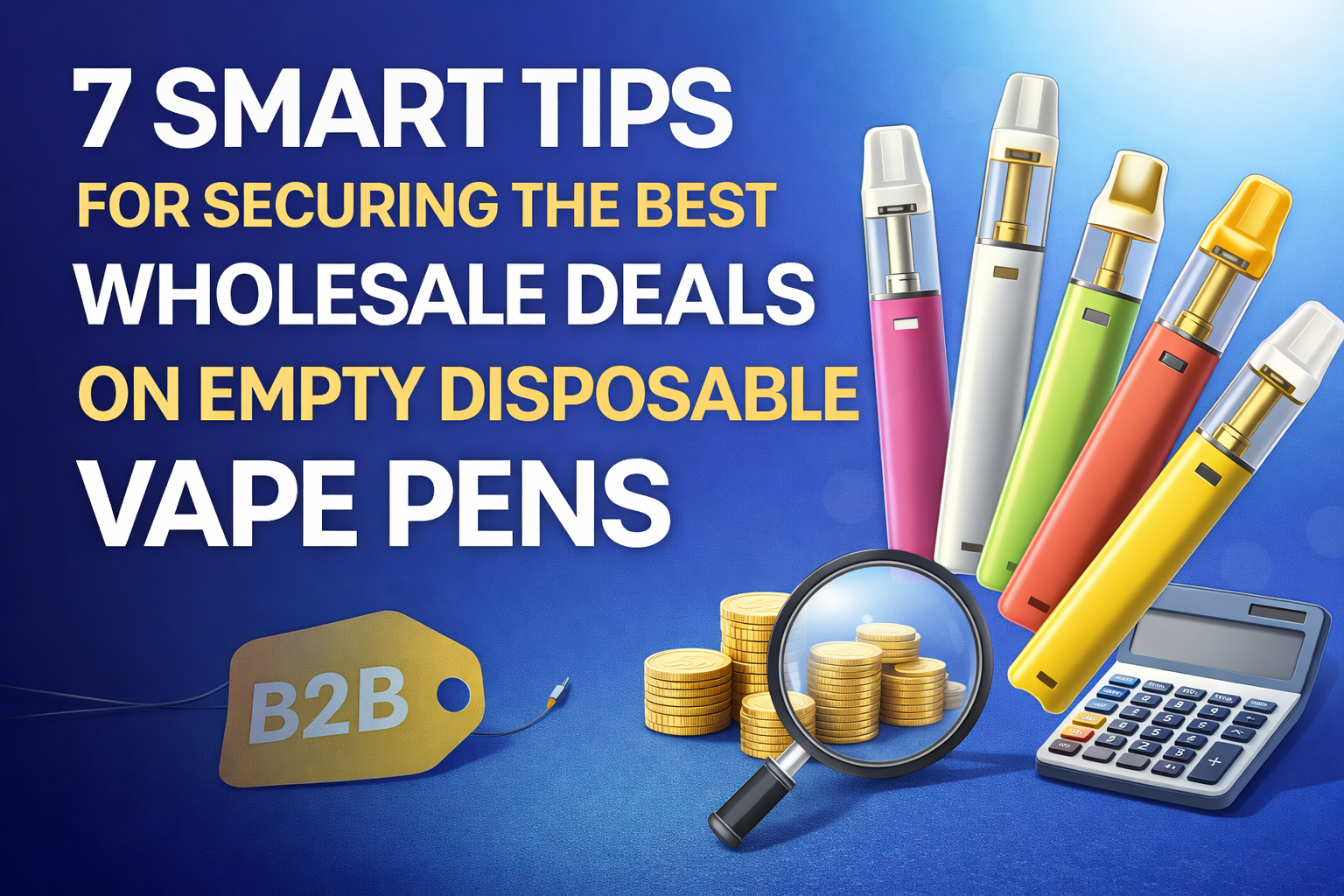 7 Smart Tips for Securing the Best Wholesale Deals on Empty Disposable Vape Pens