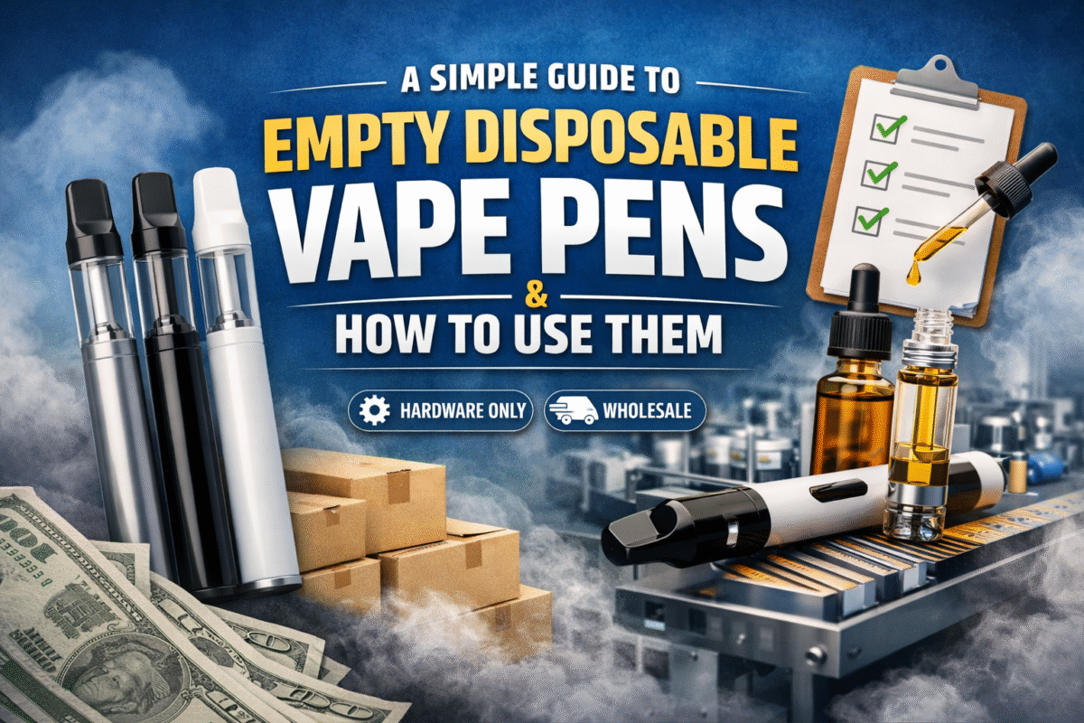 A Simple Guide to Empty Disposable Vape Pens and How to Use Them