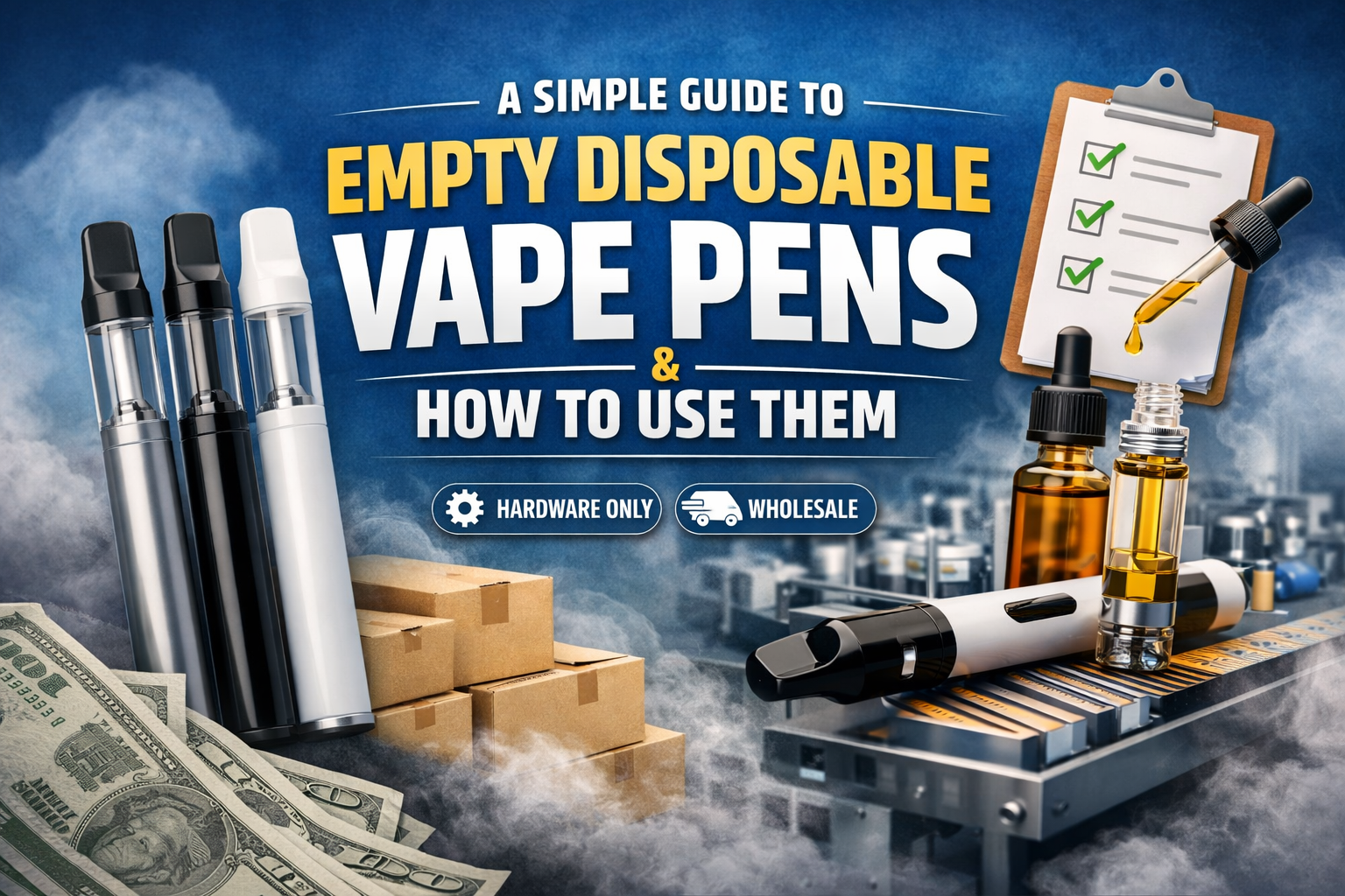 A Simple Guide to Empty Disposable Vape Pens and How to Use Them