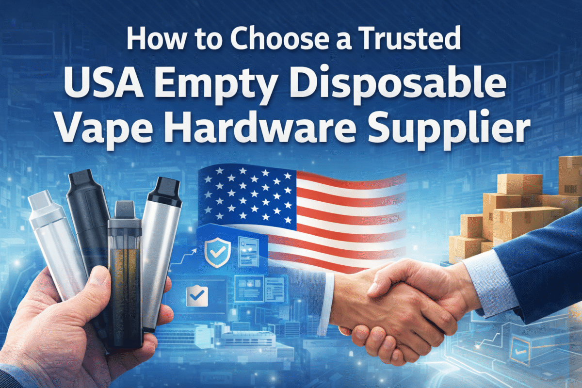 How to Choose a Trusted USA Empty Disposable Vape Hardware Supplier