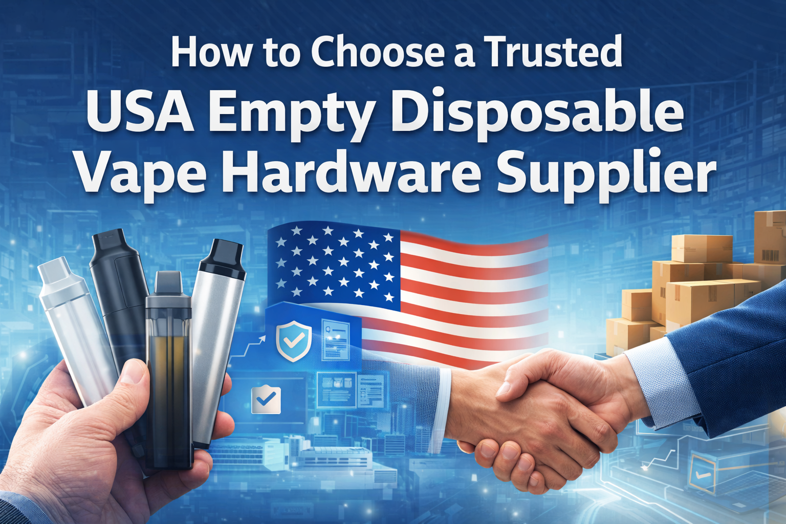 How to Choose a Trusted USA Empty Disposable Vape Hardware Supplier