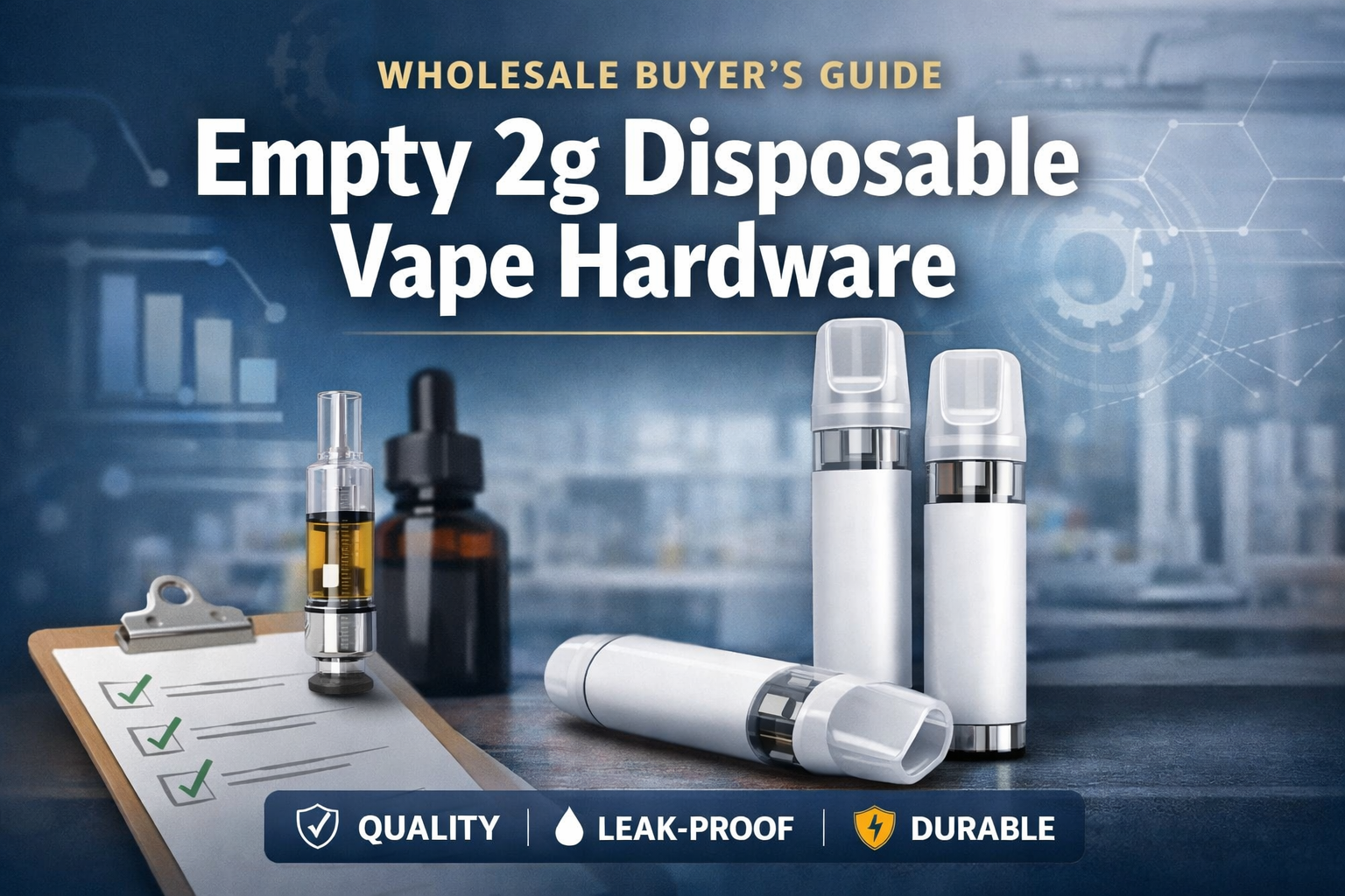 What Wholesale Buyers Should Know About Empty 2g Disposable Vape Hardware