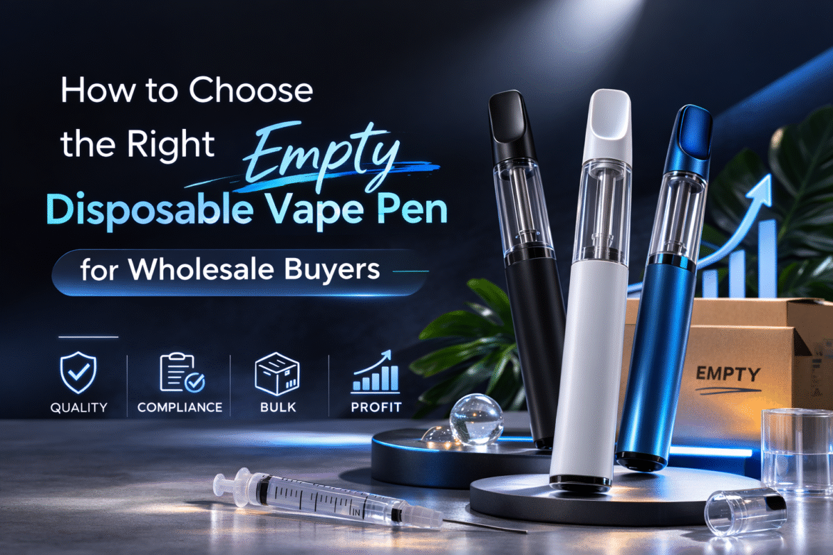 How to Choose the Right Empty Disposable Vape Pen for Wholesale Buyers