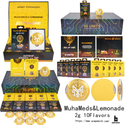 muha meds lemonade disposable
