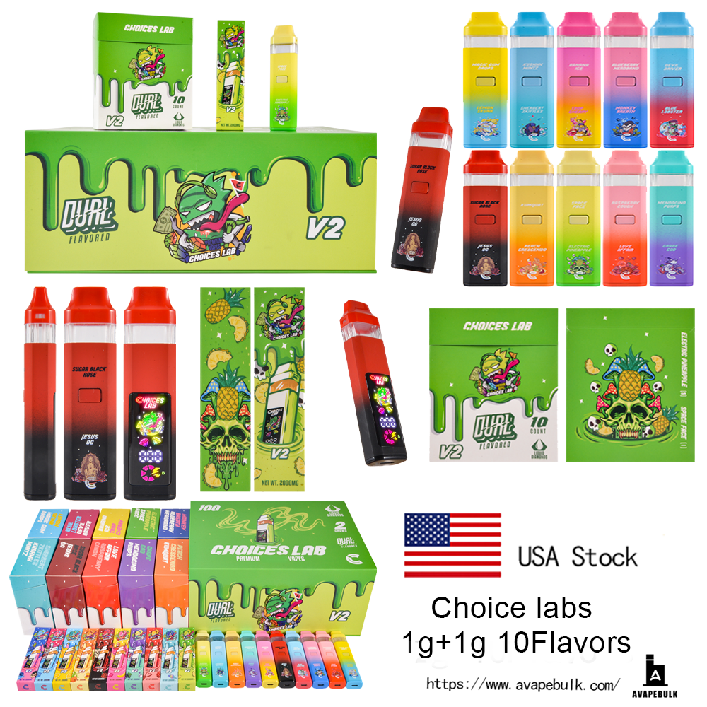 USA Stock Choice Labs Dual Disposable Empty 2G B2B Hardware USA Stock Choice Labs Dual Disposable Empty 2G B2B Hardware