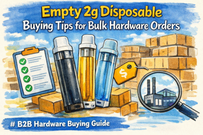 Empty 2g disposable buying tips for bulk hardware orders