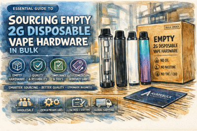 Essential Guide to Sourcing Empty 2g Disposable Vape Hardware in Bulk