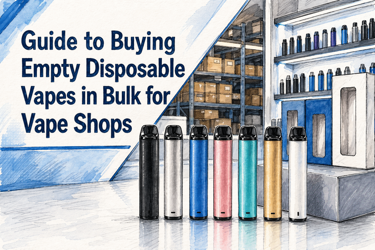 Guide to Buying Empty Disposable Vapes in Bulk for Vape Shops