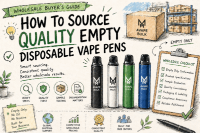 How to Source Quality Empty Disposable Vape Pens for Wholesale Buyers