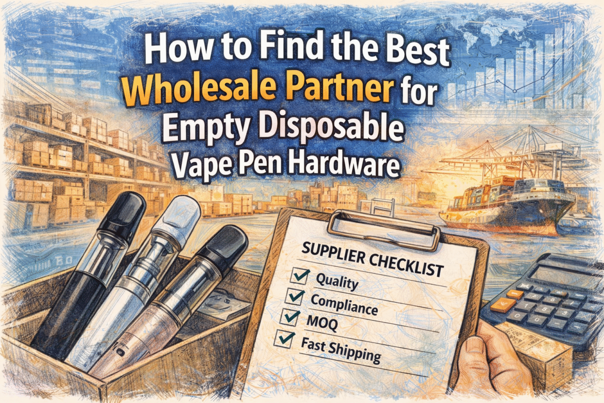 How to Find the Best Wholesale Partner for Empty Disposable Vape Pen Hardware