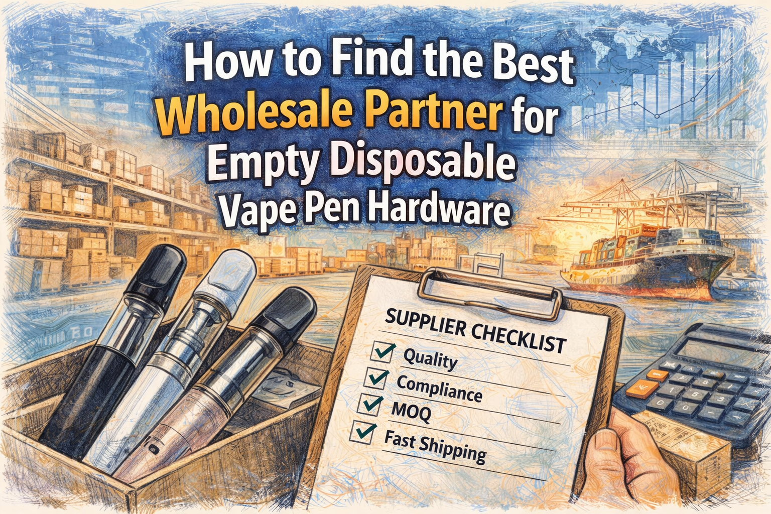 How to Find the Best Wholesale Partner for Empty Disposable Vape Pen Hardware