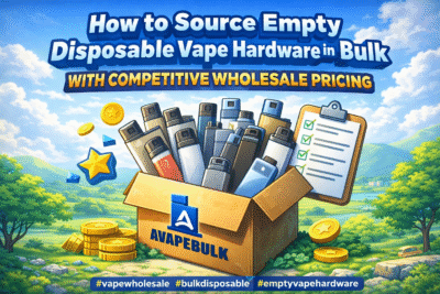 How to Source Empty Disposable Vape Hardware in Bulk with Competitive