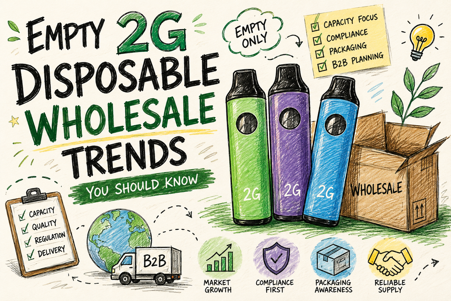 Why Empty 2g Disposable Wholesale Is Getting More Specific