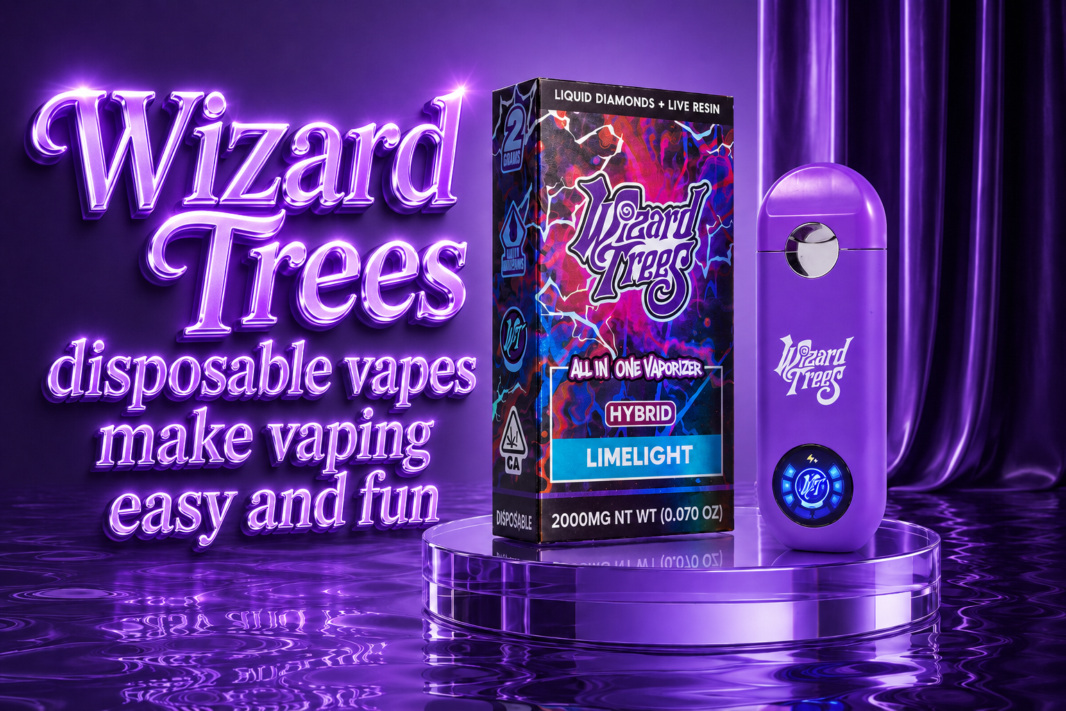 Wizard Trees disposable vapes make vaping easy and fun