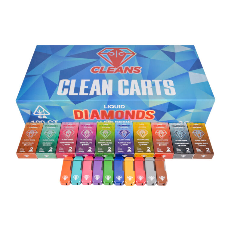 USA Stock Clean Carts 2g bulk