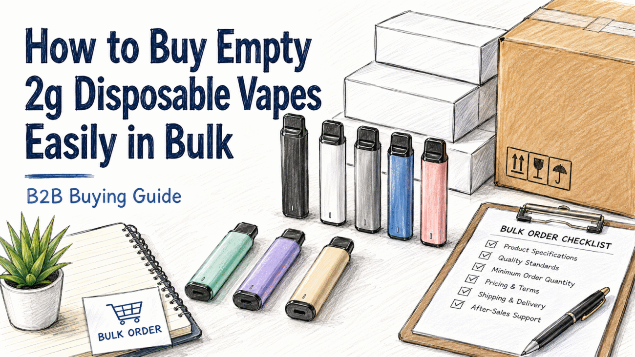 How to Buy Empty 2g Disposable Vapes Easily in Bulk