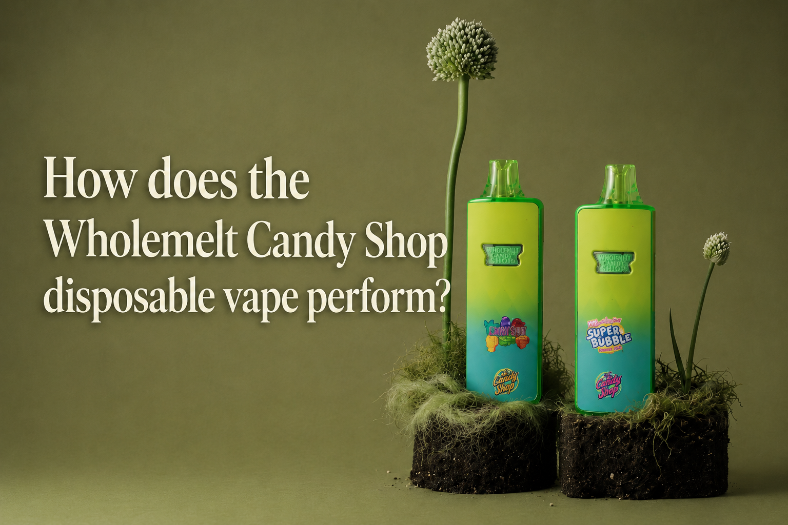 How does the Wholemelt Candy Shop disposable vape perform?