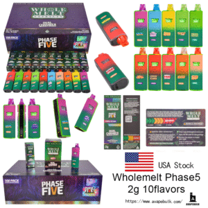 USA Stock Whole Melt Phase 5 Dual Chamber 2g Disposable