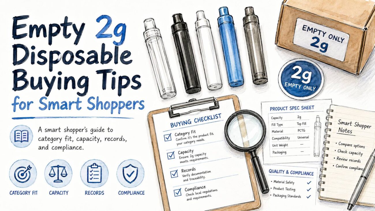Empty 2g Disposable Buying Tips for Smart Shoppers