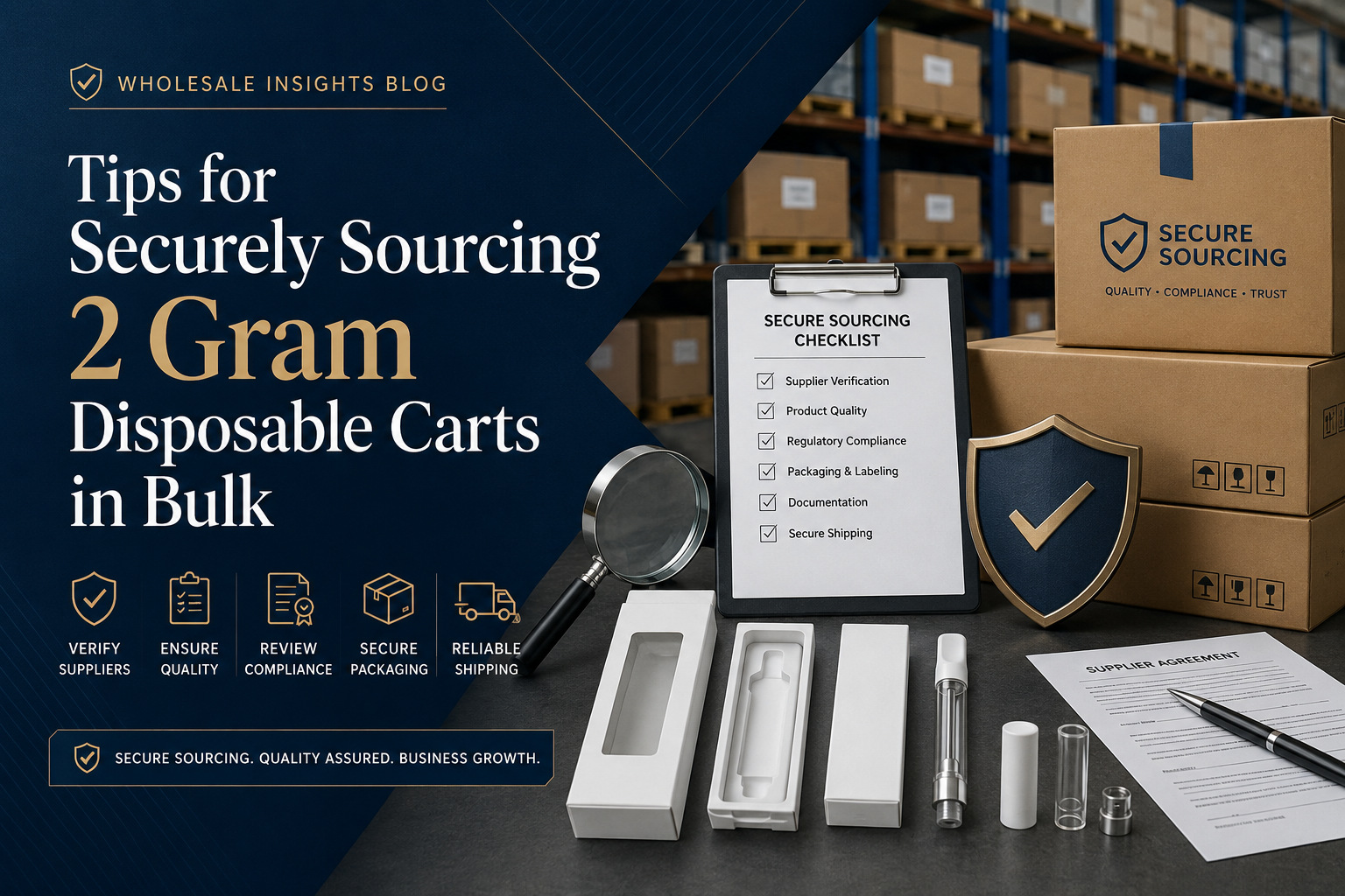 Tips for Securely Sourcing 2 Gram Disposable Carts in Bulk