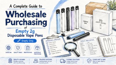 A Complete Guide to Wholesale Purchasing of Empty 2g Disposable Vape Pens