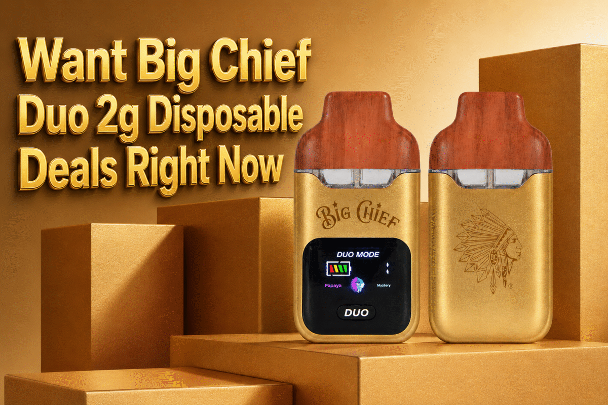 Want Big Chief Duo 2g Disposable Deals Right Now