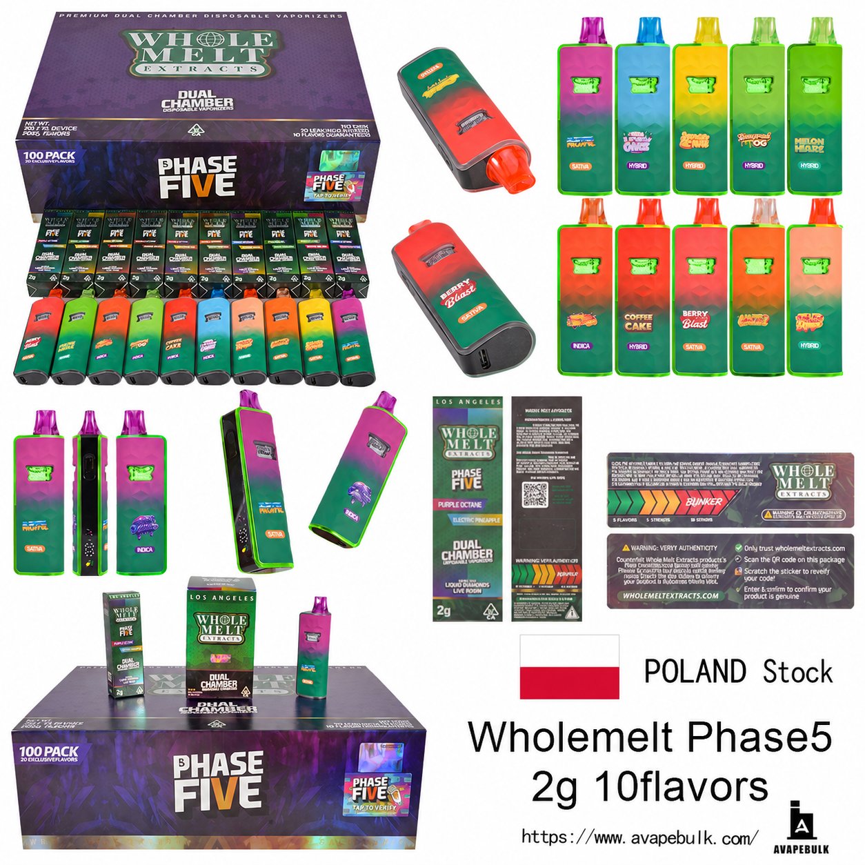 Whole Melt Phase 5 Poland Stock Whole Melt Phase 5 Poland Stock