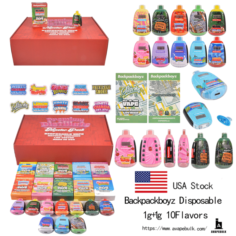 USA Stock 2g Backpack Boyz Disposable