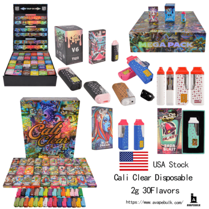 USA Warehouse Cali Clear 2g Disposable
