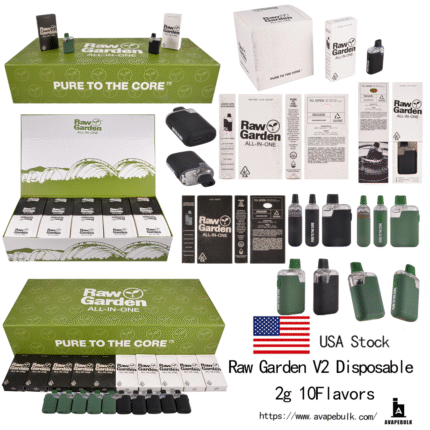 USA Raw Garden V2 2g Disposables Wholesale
