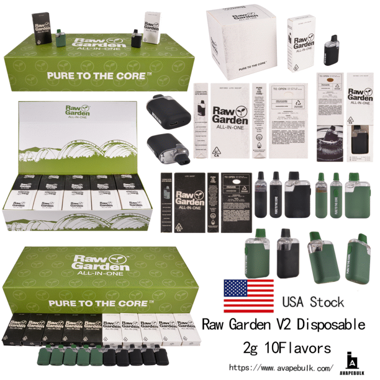 USA Raw Garden V2 2g Disposables Wholesale