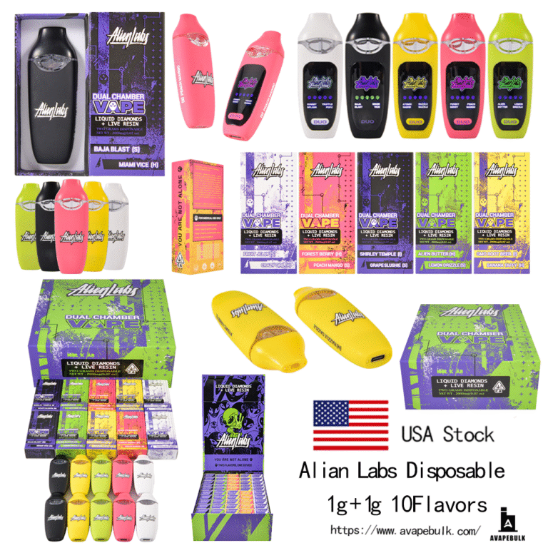 USA Stock Alien Labs Dual Chamber Vape Disposable Wholesale